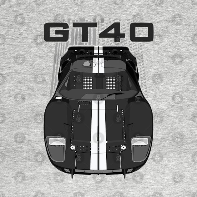 Ford GT40-black by V8social